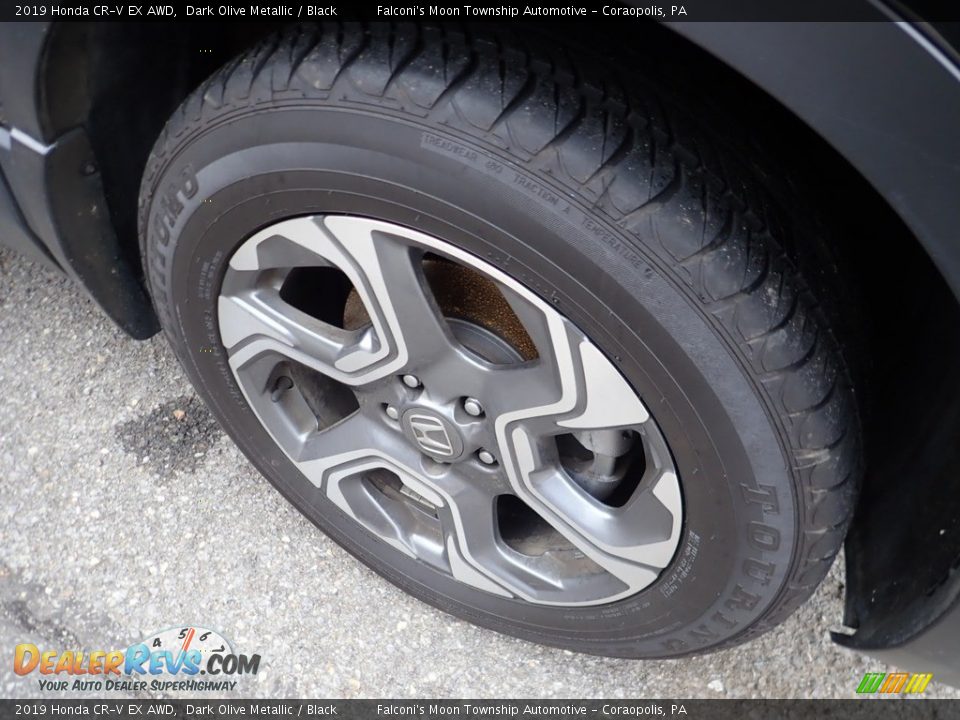 2019 Honda CR-V EX AWD Dark Olive Metallic / Black Photo #5