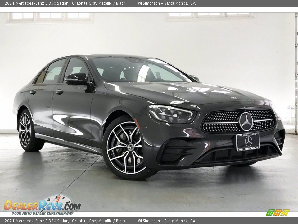 2021 Mercedes-Benz E 350 Sedan Graphite Gray Metallic / Black Photo #12