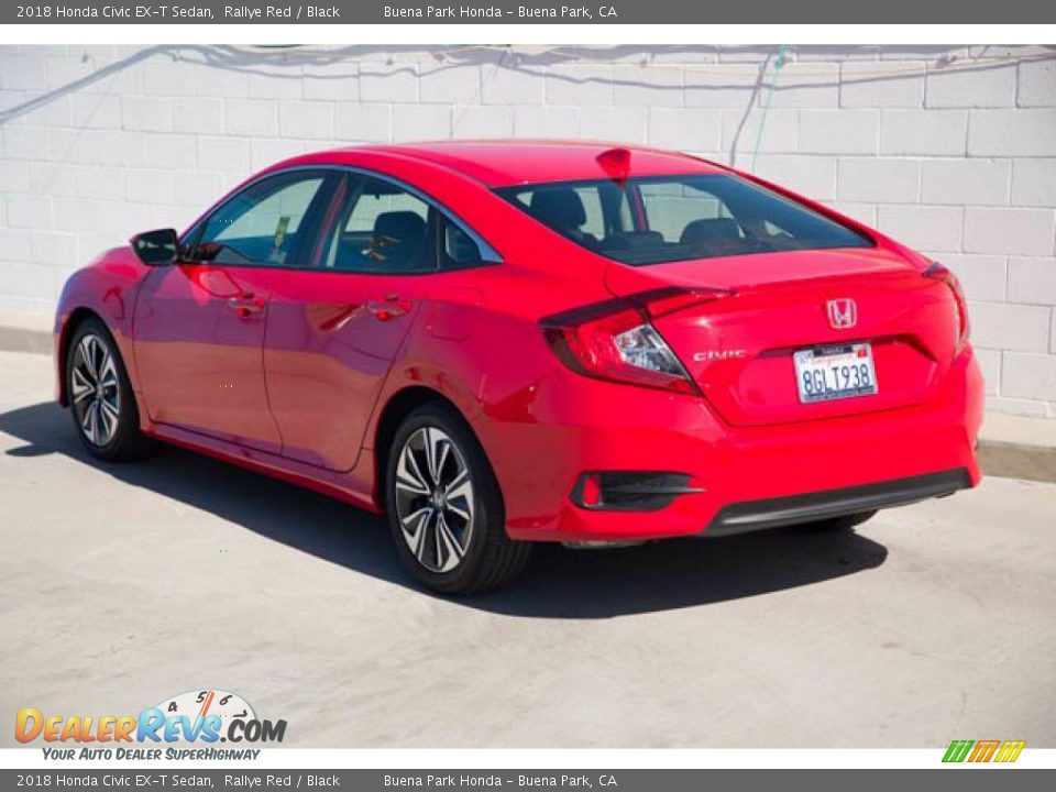 2018 Honda Civic EX-T Sedan Rallye Red / Black Photo #2