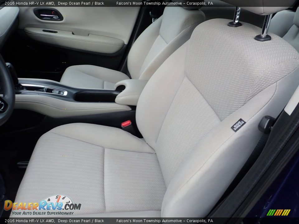 2016 Honda HR-V LX AWD Deep Ocean Pearl / Black Photo #16
