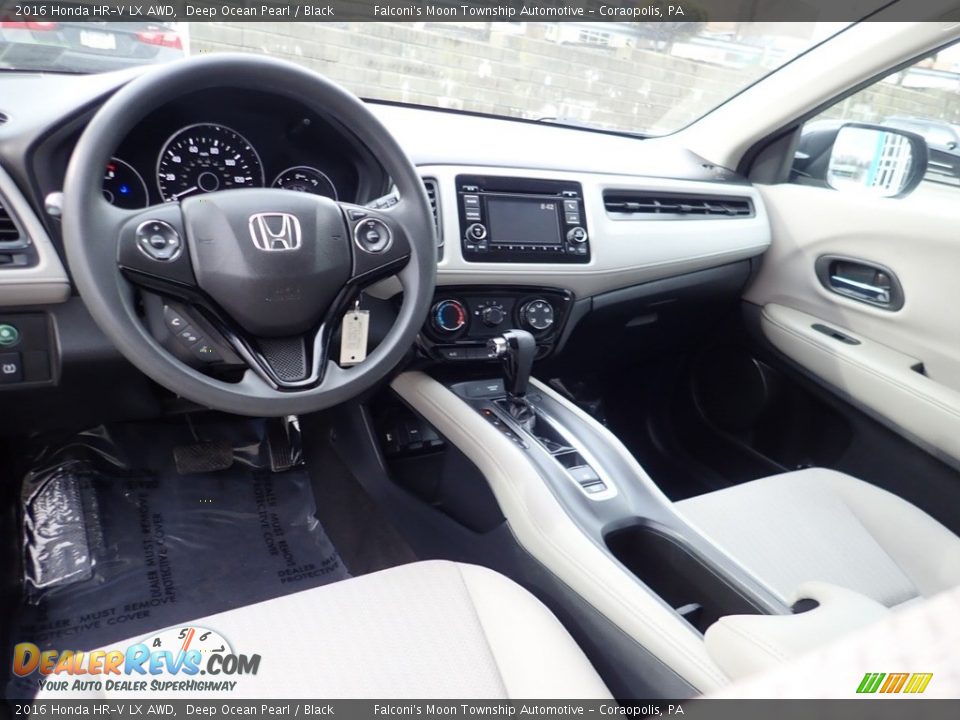 2016 Honda HR-V LX AWD Deep Ocean Pearl / Black Photo #18