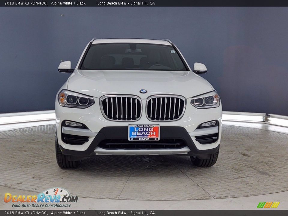 2018 BMW X3 xDrive30i Alpine White / Black Photo #2