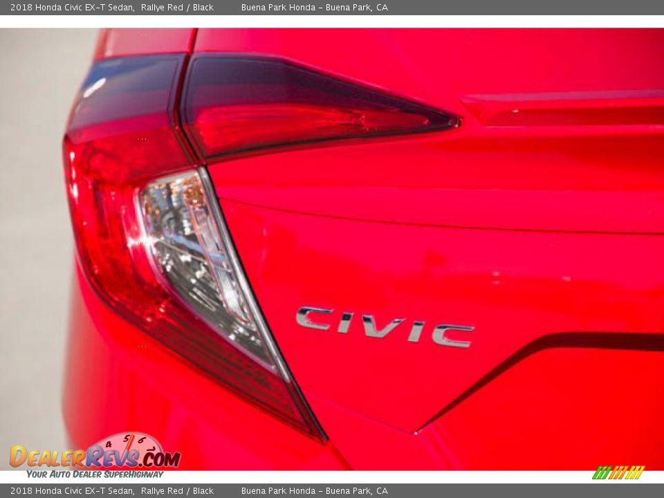 2018 Honda Civic EX-T Sedan Rallye Red / Black Photo #10