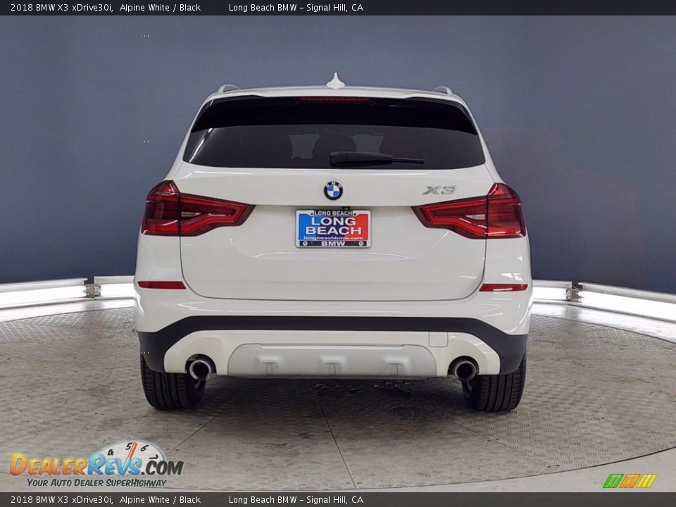 2018 BMW X3 xDrive30i Alpine White / Black Photo #4