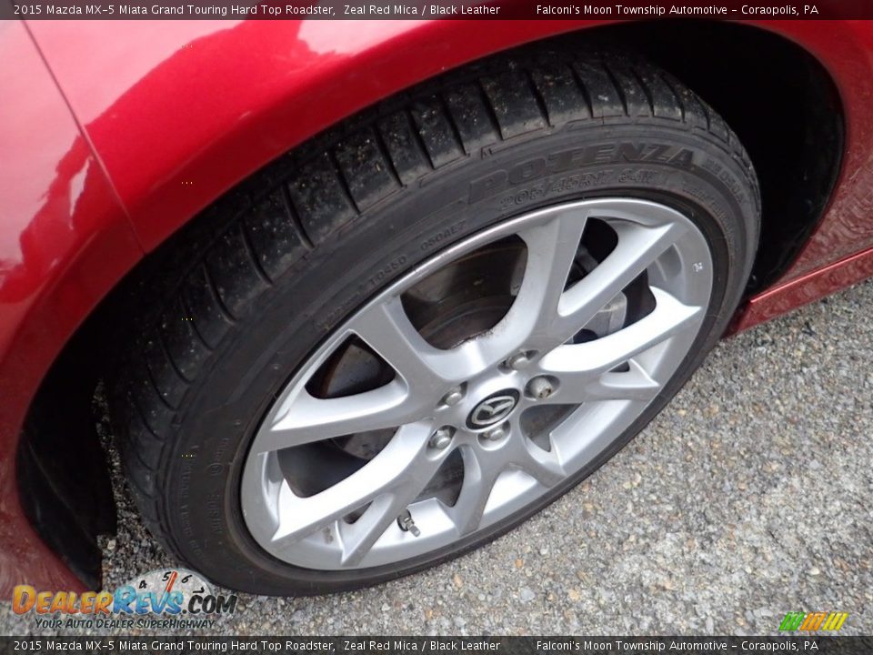 2015 Mazda MX-5 Miata Grand Touring Hard Top Roadster Zeal Red Mica / Black Leather Photo #2