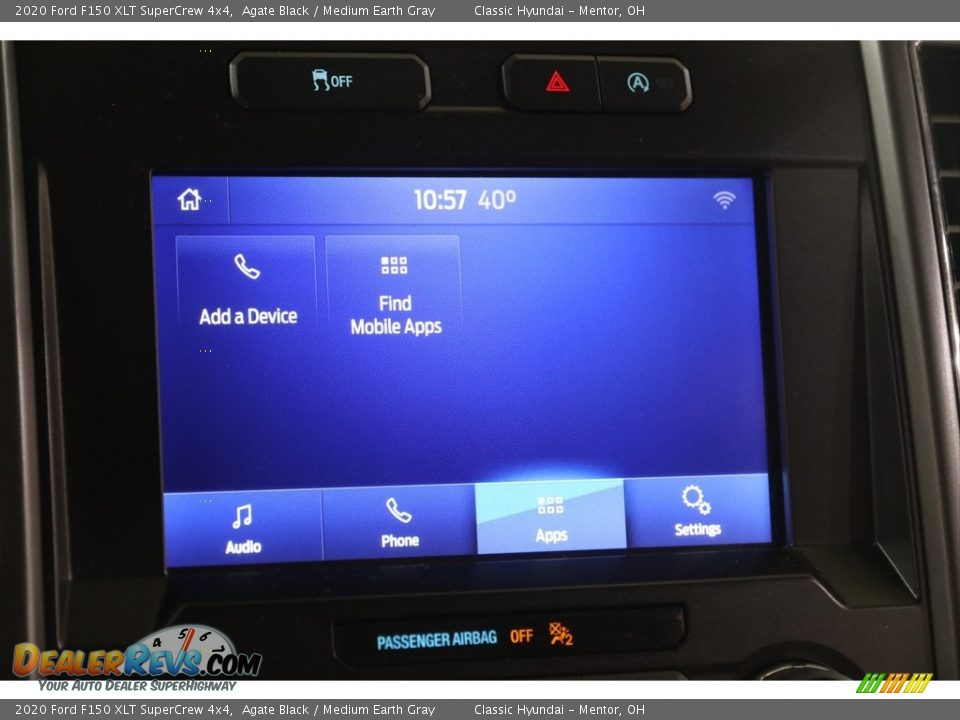 2020 Ford F150 XLT SuperCrew 4x4 Agate Black / Medium Earth Gray Photo #14