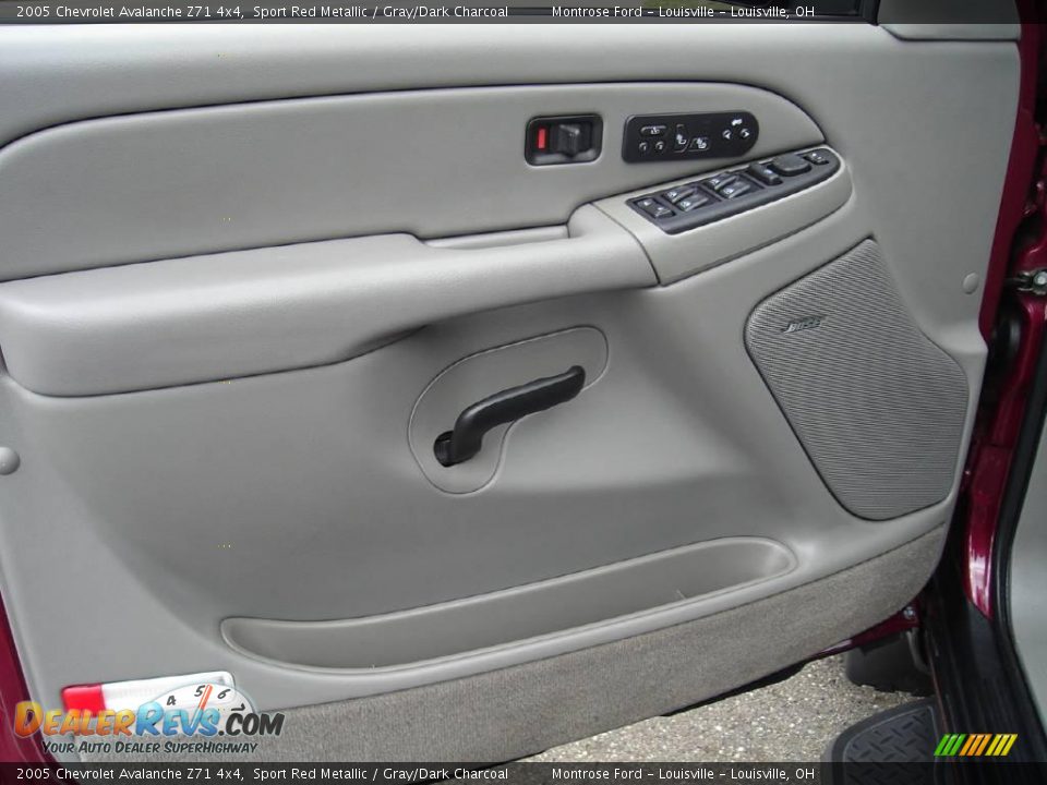 2005 Chevrolet Avalanche Z71 4x4 Sport Red Metallic / Gray/Dark Charcoal Photo #23