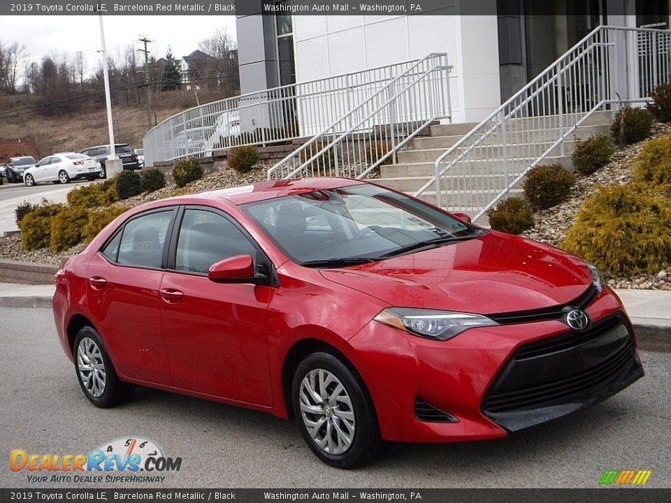 2019 Toyota Corolla LE Barcelona Red Metallic / Black Photo #1