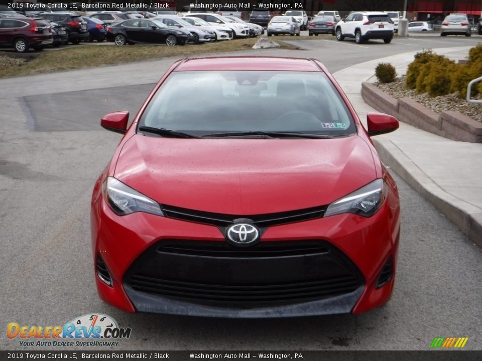 2019 Toyota Corolla LE Barcelona Red Metallic / Black Photo #8