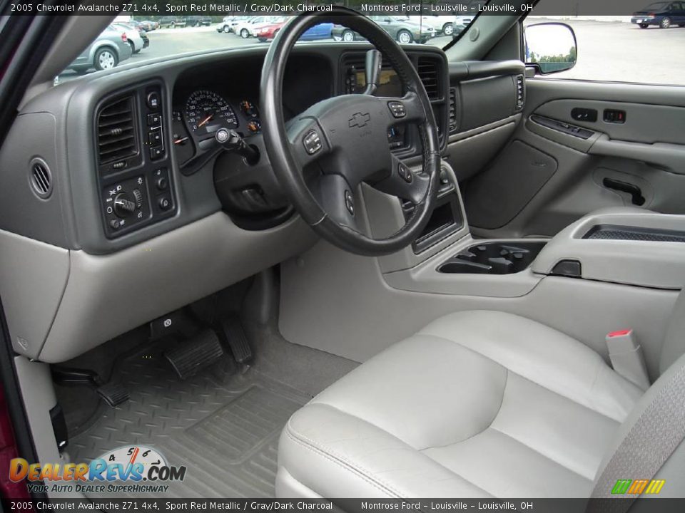 2005 Chevrolet Avalanche Z71 4x4 Sport Red Metallic / Gray/Dark Charcoal Photo #25