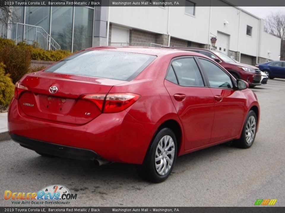 2019 Toyota Corolla LE Barcelona Red Metallic / Black Photo #13