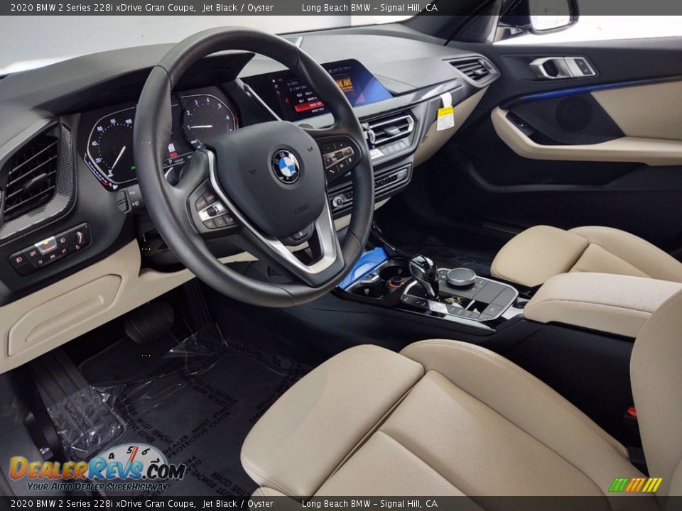 2020 BMW 2 Series 228i xDrive Gran Coupe Jet Black / Oyster Photo #16