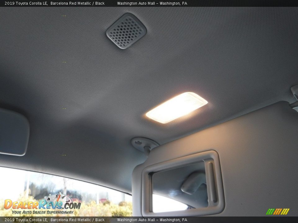 2019 Toyota Corolla LE Barcelona Red Metallic / Black Photo #19