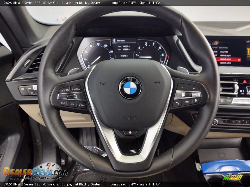 2020 BMW 2 Series 228i xDrive Gran Coupe Jet Black / Oyster Photo #18