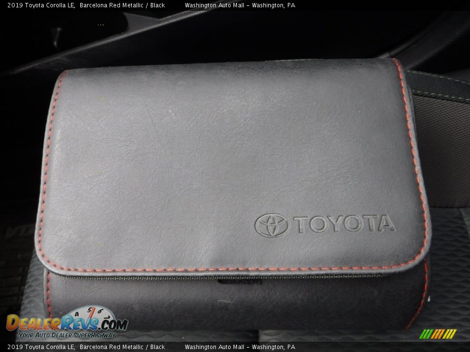 2019 Toyota Corolla LE Barcelona Red Metallic / Black Photo #22