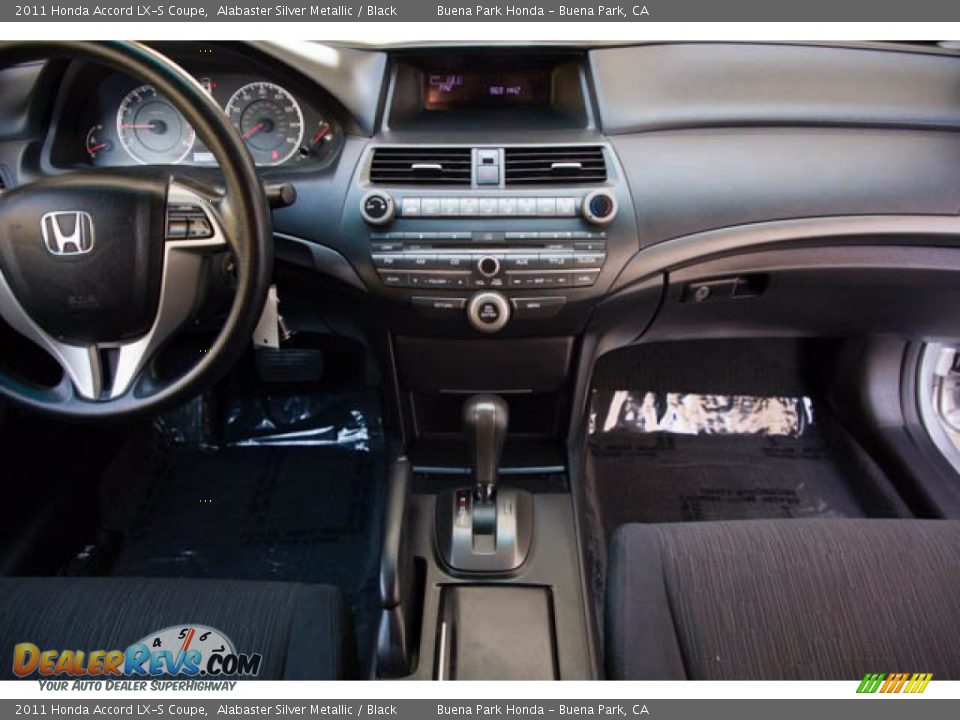 2011 Honda Accord LX-S Coupe Alabaster Silver Metallic / Black Photo #5