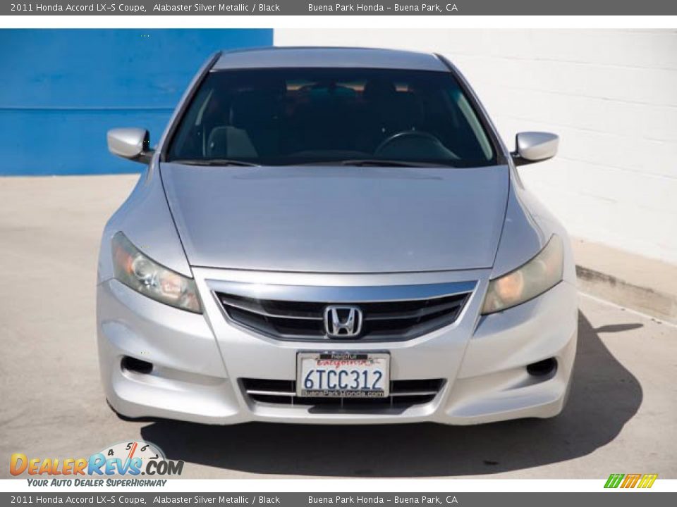 2011 Honda Accord LX-S Coupe Alabaster Silver Metallic / Black Photo #7