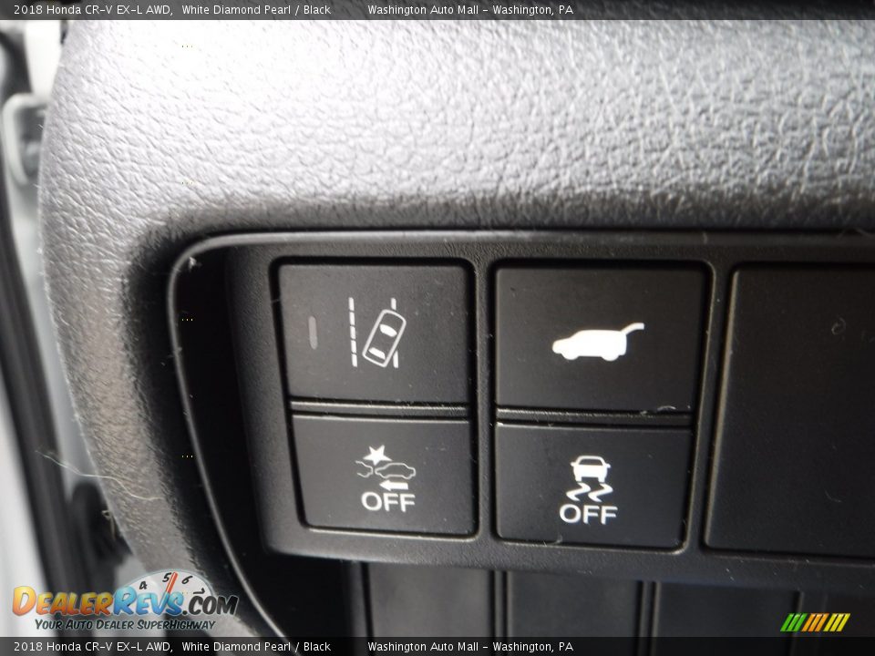 2018 Honda CR-V EX-L AWD White Diamond Pearl / Black Photo #5