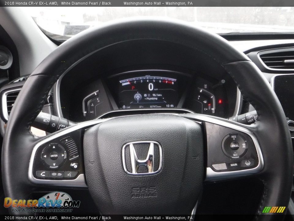 2018 Honda CR-V EX-L AWD White Diamond Pearl / Black Photo #6