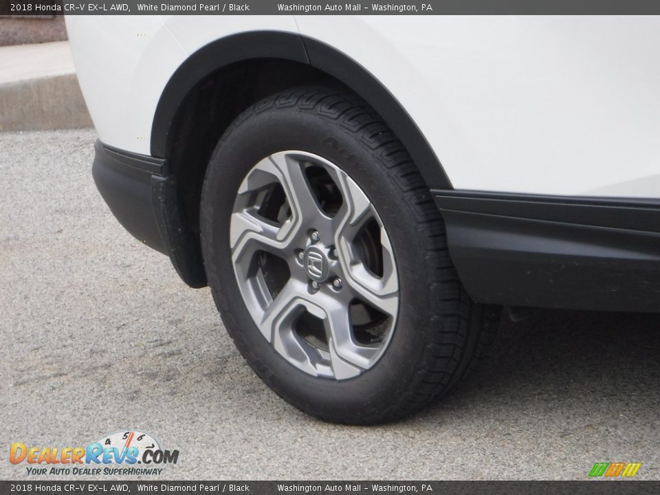 2018 Honda CR-V EX-L AWD White Diamond Pearl / Black Photo #7