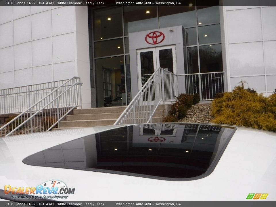 2018 Honda CR-V EX-L AWD White Diamond Pearl / Black Photo #8
