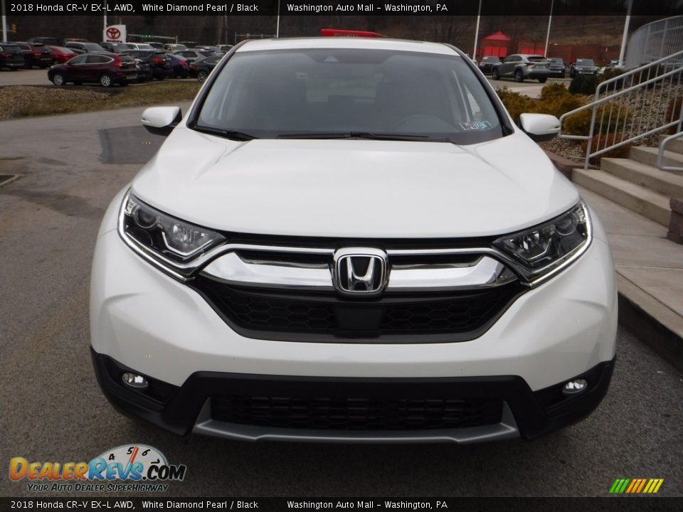 2018 Honda CR-V EX-L AWD White Diamond Pearl / Black Photo #9