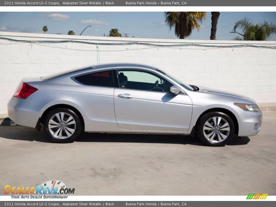 2011 Honda Accord LX-S Coupe Alabaster Silver Metallic / Black Photo #14