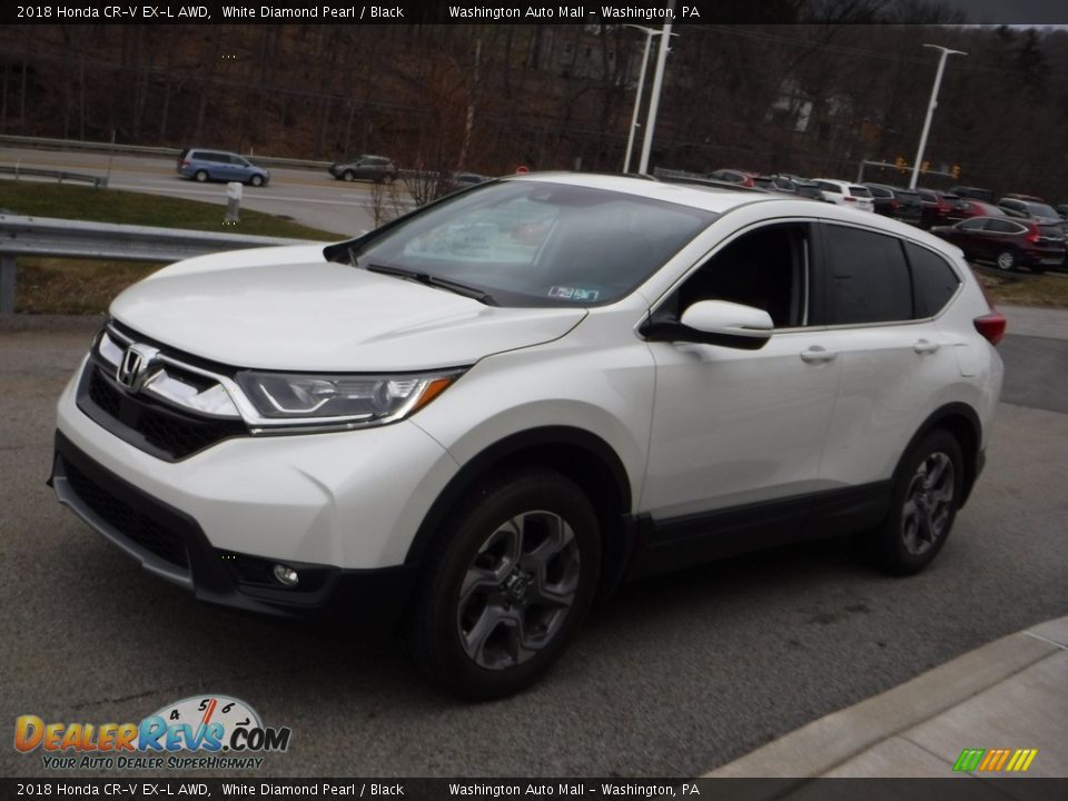 2018 Honda CR-V EX-L AWD White Diamond Pearl / Black Photo #10