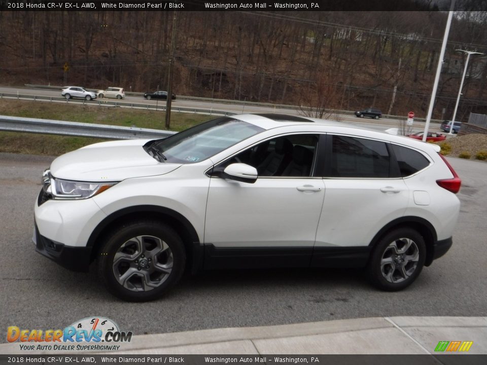 2018 Honda CR-V EX-L AWD White Diamond Pearl / Black Photo #11