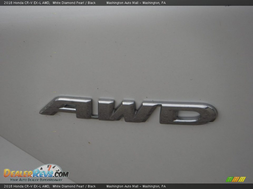 2018 Honda CR-V EX-L AWD White Diamond Pearl / Black Photo #14