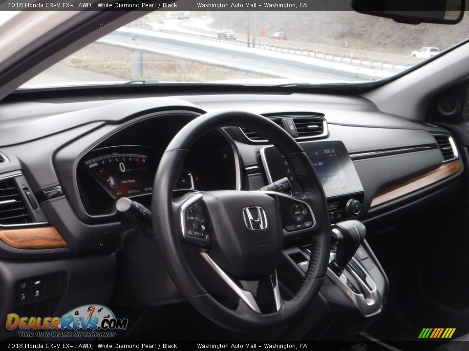 2018 Honda CR-V EX-L AWD White Diamond Pearl / Black Photo #16