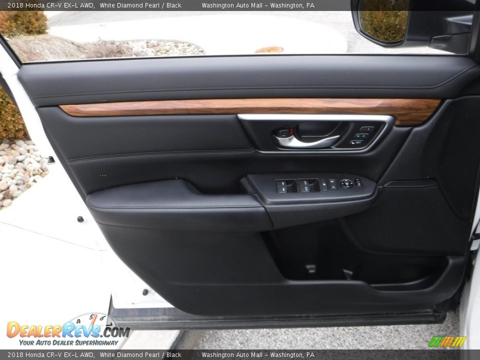 2018 Honda CR-V EX-L AWD White Diamond Pearl / Black Photo #17