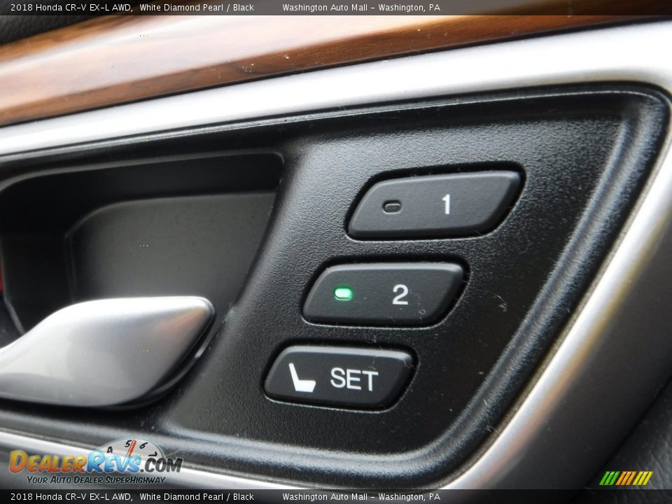 2018 Honda CR-V EX-L AWD White Diamond Pearl / Black Photo #18