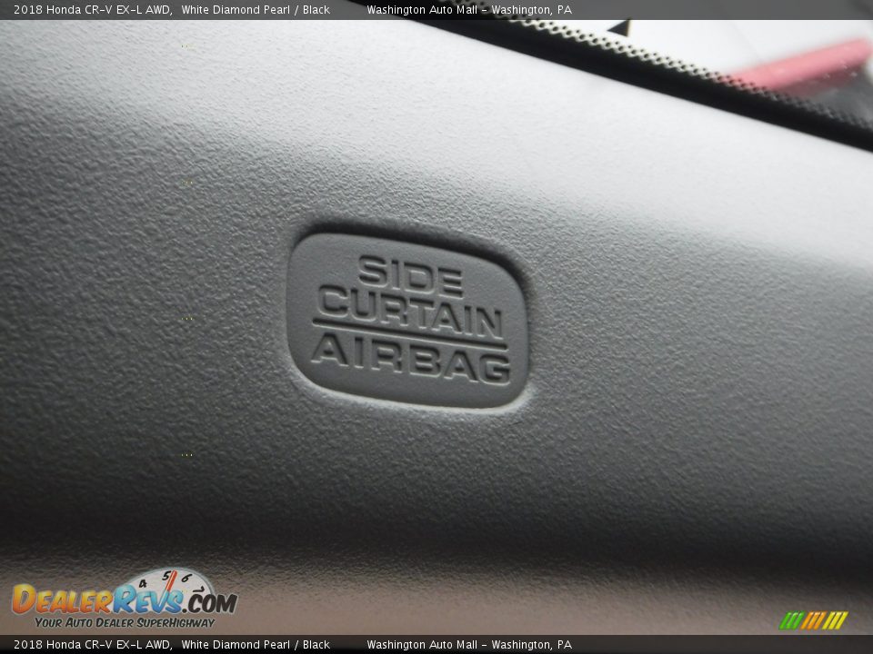 2018 Honda CR-V EX-L AWD White Diamond Pearl / Black Photo #22