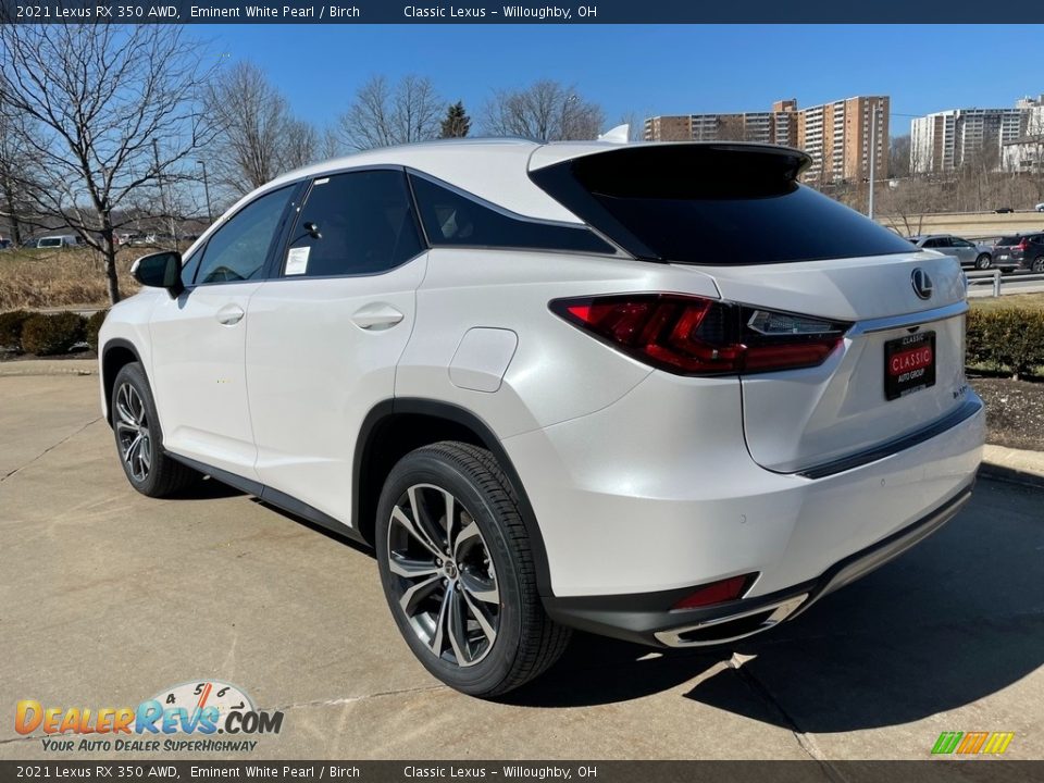 2021 Lexus RX 350 AWD Eminent White Pearl / Birch Photo #4