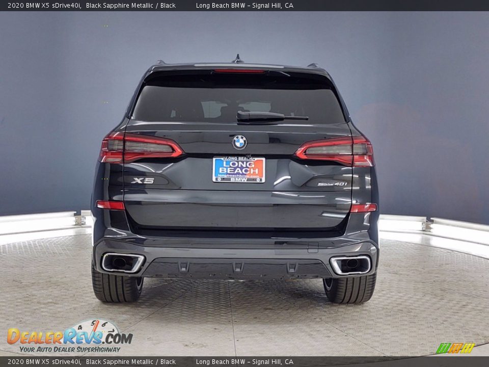 2020 BMW X5 sDrive40i Black Sapphire Metallic / Black Photo #4