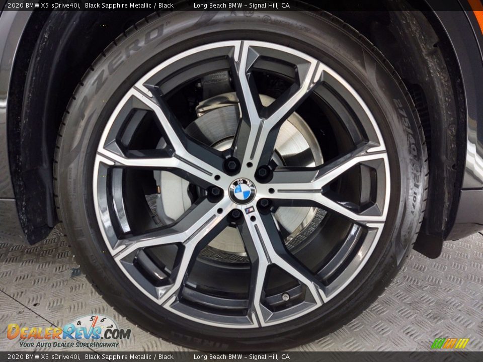 2020 BMW X5 sDrive40i Black Sapphire Metallic / Black Photo #6