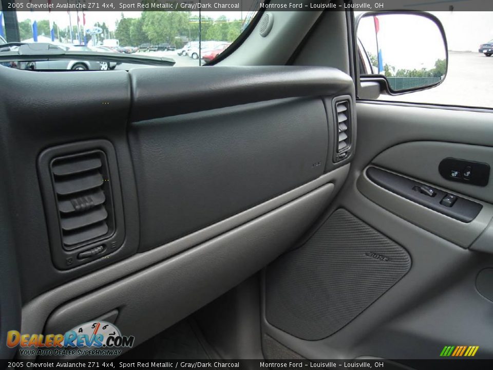 2005 Chevrolet Avalanche Z71 4x4 Sport Red Metallic / Gray/Dark Charcoal Photo #31