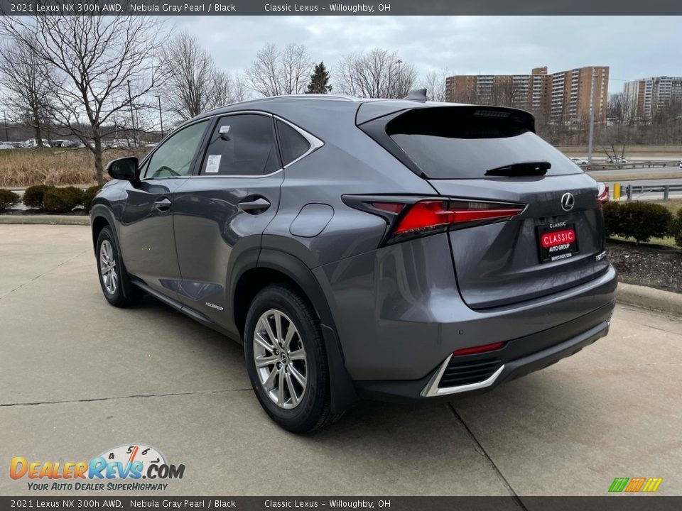 2021 Lexus NX 300h AWD Nebula Gray Pearl / Black Photo #4