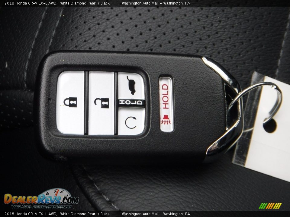 2018 Honda CR-V EX-L AWD White Diamond Pearl / Black Photo #27