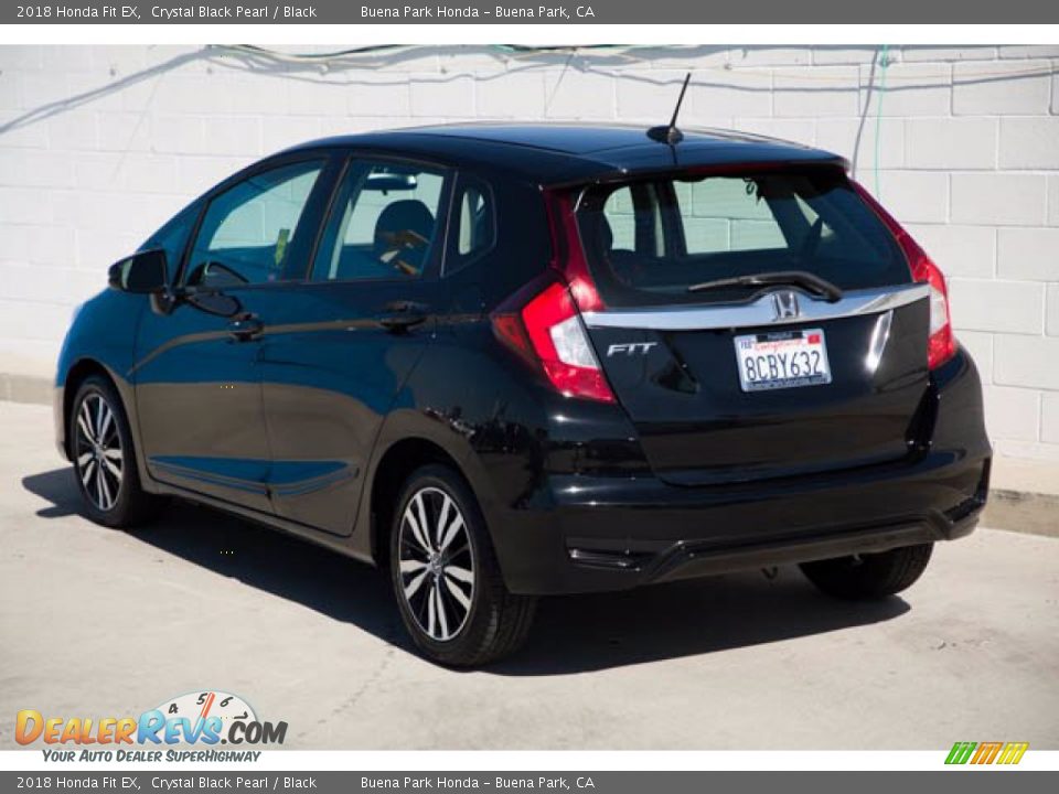 2018 Honda Fit EX Crystal Black Pearl / Black Photo #2