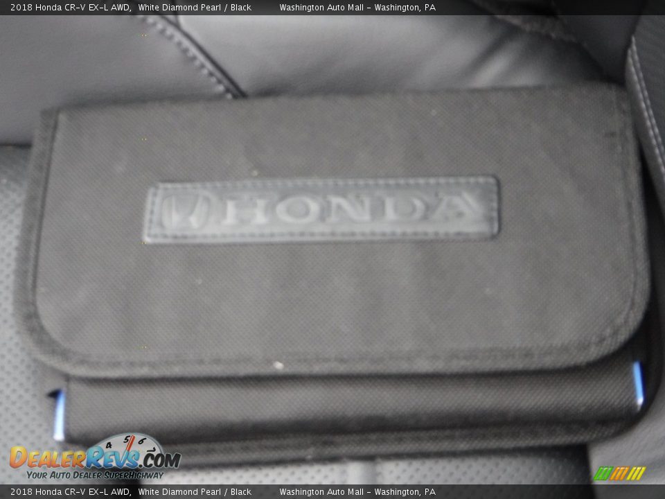 2018 Honda CR-V EX-L AWD White Diamond Pearl / Black Photo #28