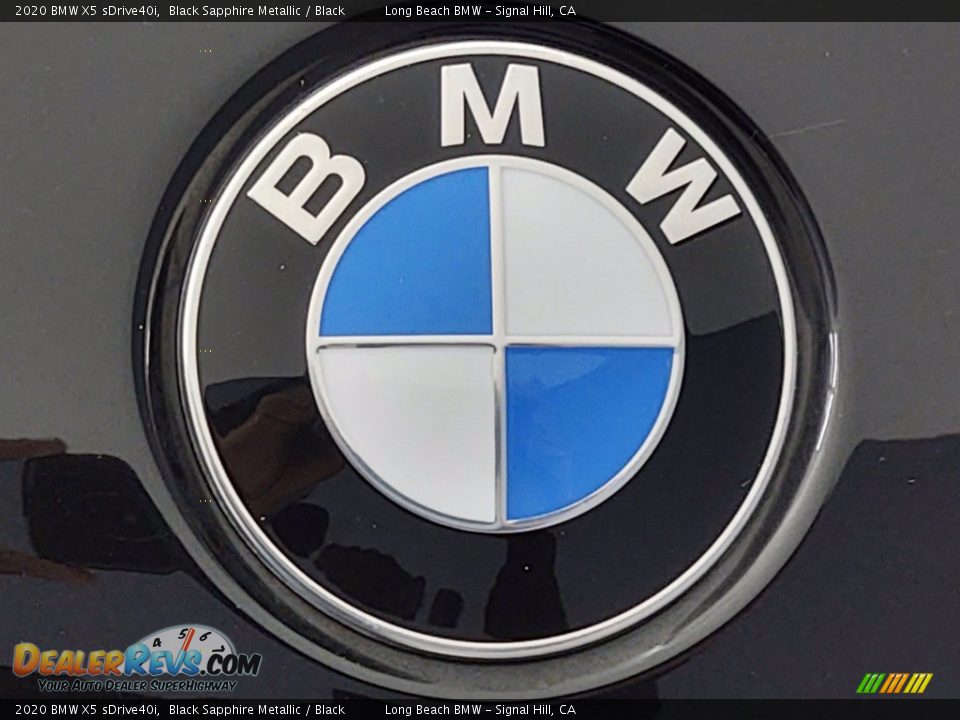 2020 BMW X5 sDrive40i Black Sapphire Metallic / Black Photo #10