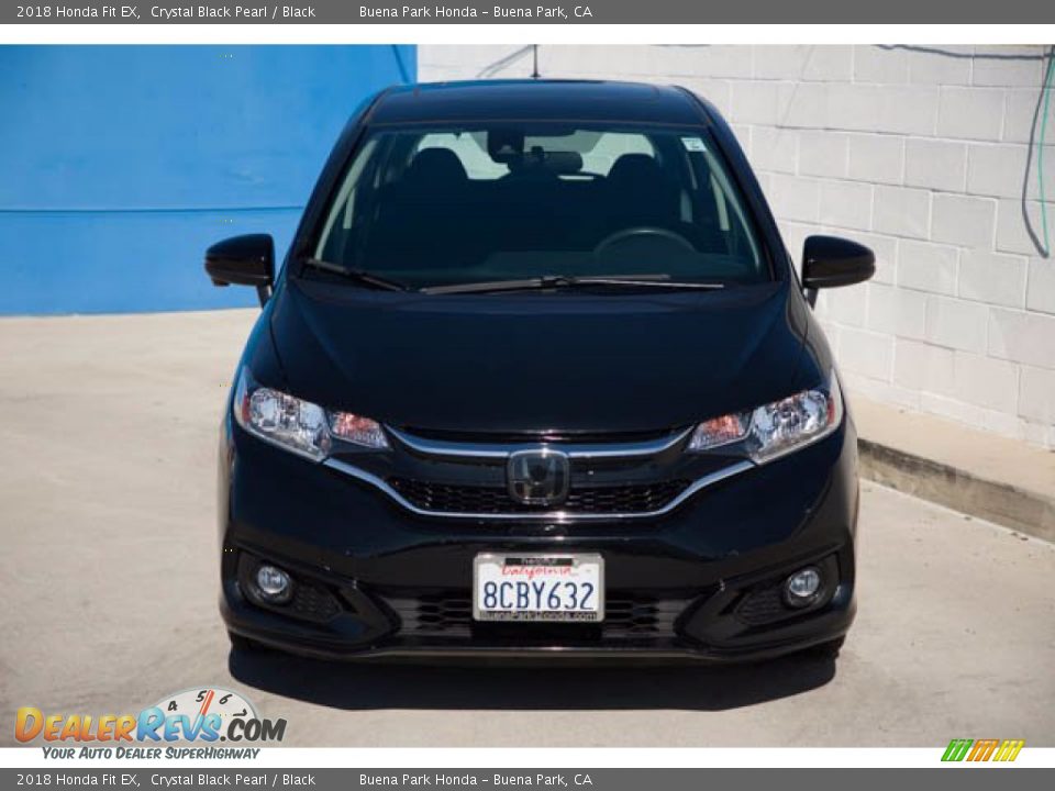 2018 Honda Fit EX Crystal Black Pearl / Black Photo #7