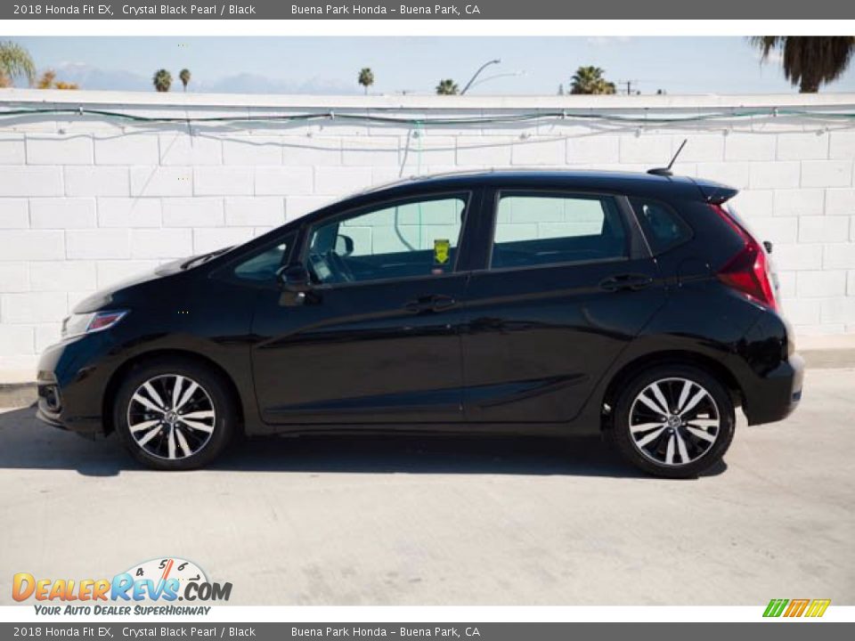 2018 Honda Fit EX Crystal Black Pearl / Black Photo #8