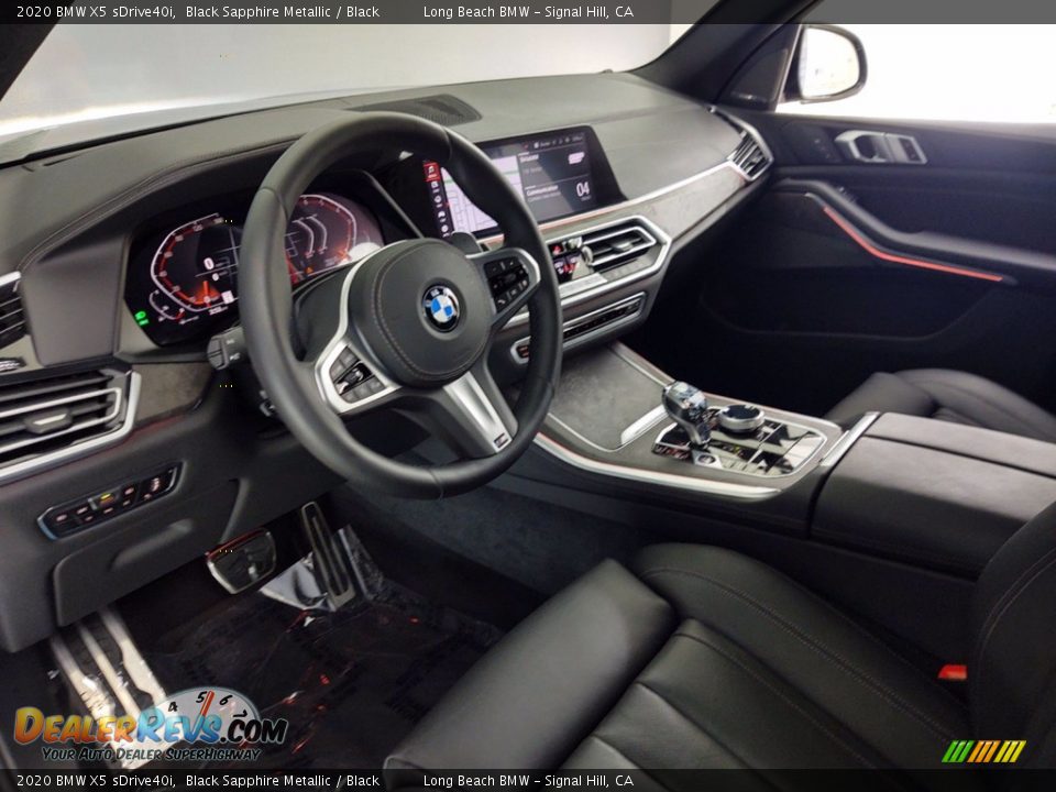 2020 BMW X5 sDrive40i Black Sapphire Metallic / Black Photo #16
