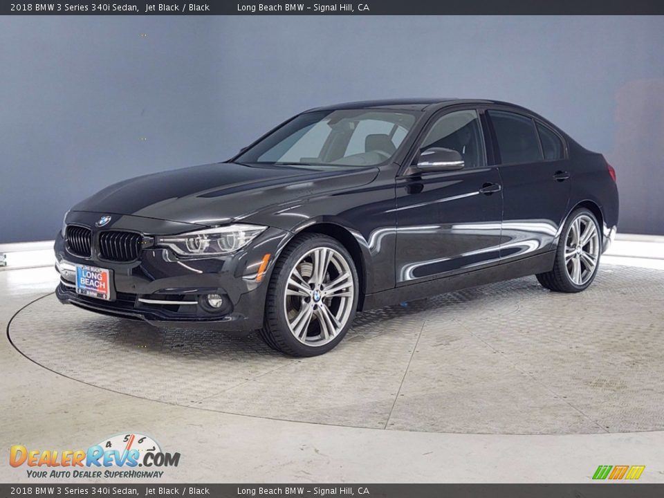 2018 BMW 3 Series 340i Sedan Jet Black / Black Photo #3