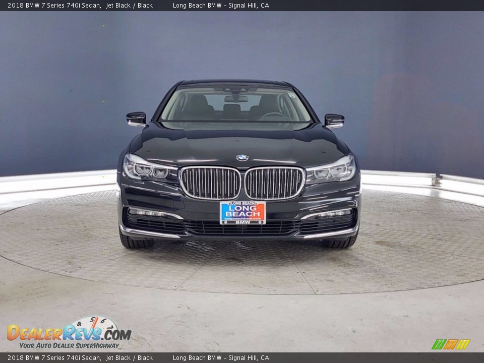 2018 BMW 7 Series 740i Sedan Jet Black / Black Photo #2