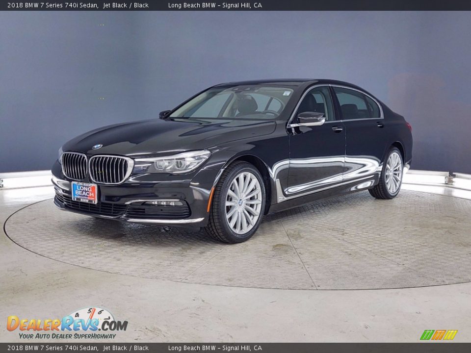 2018 BMW 7 Series 740i Sedan Jet Black / Black Photo #3