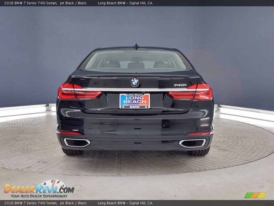 2018 BMW 7 Series 740i Sedan Jet Black / Black Photo #4